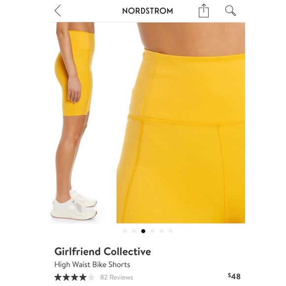 NWT High Waist Biker Shorts - Girlfriend Collective - Picture 6 of 13